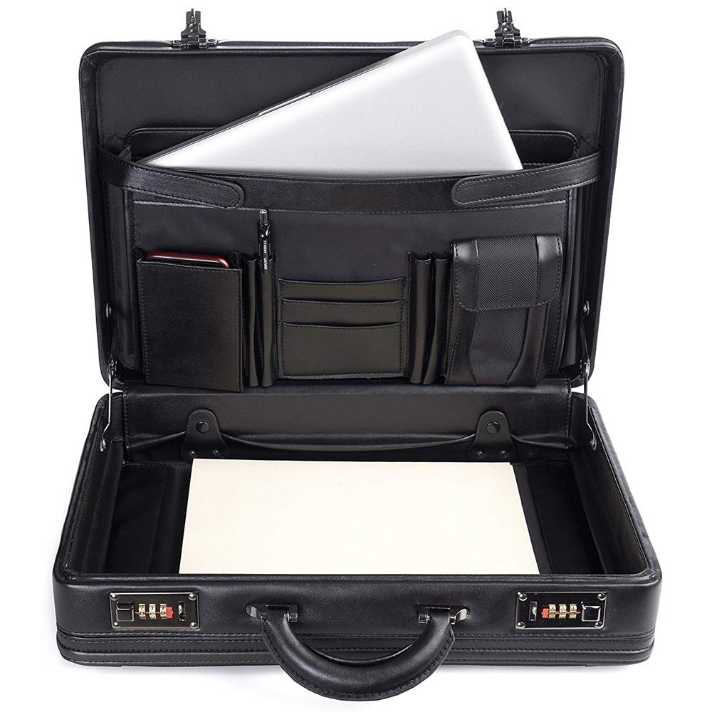 Black Lock Hard Side Briefcase-6 Black Lock Hard Side Briefcase-6