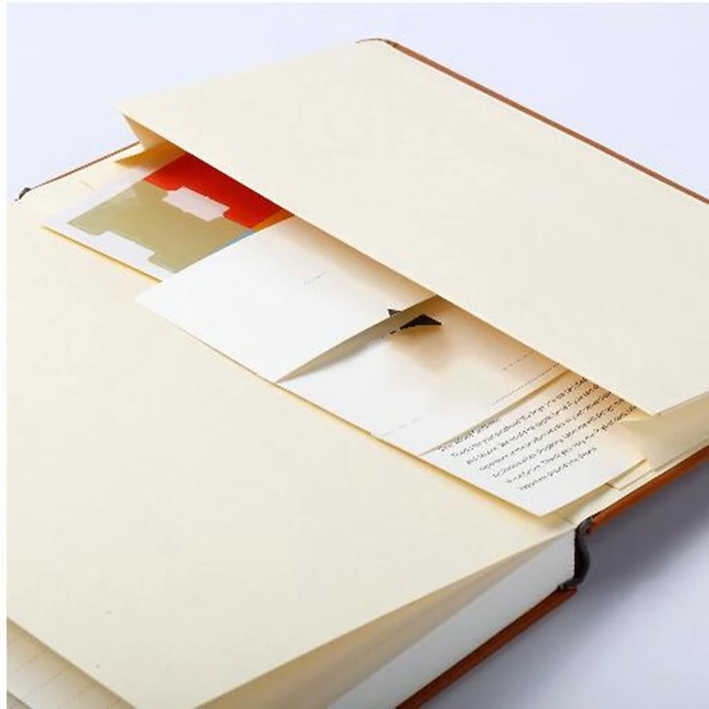 cuaderno de cuero recargable