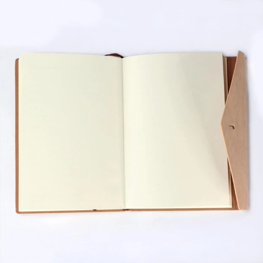 elastic band leather journal