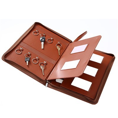 Carpeta de cuero para llaves