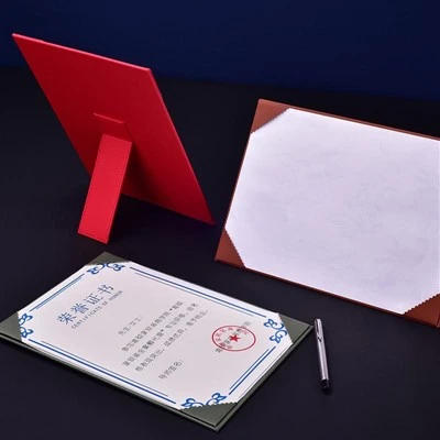Marco de cuero para certificado