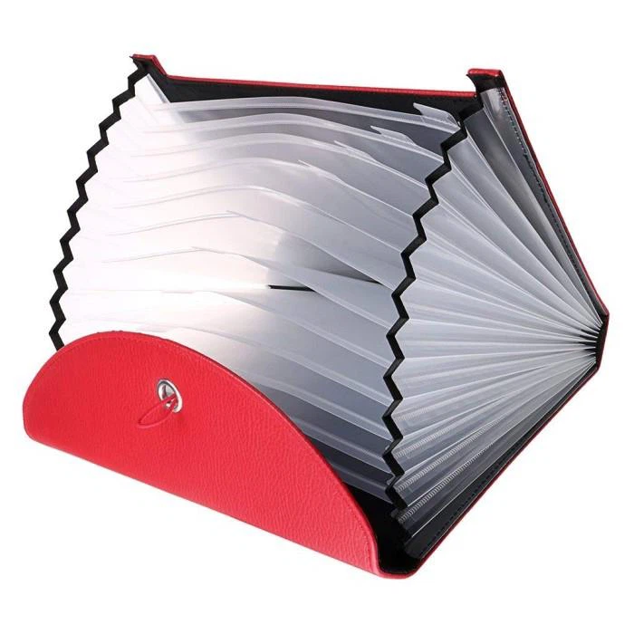 Expanding PU Leather Document Holder