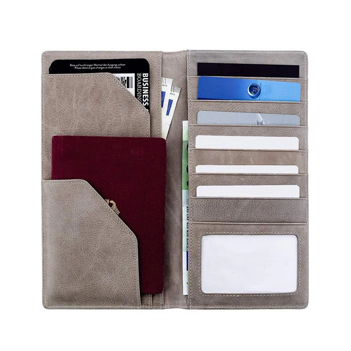 Leather Passport Holder For Men