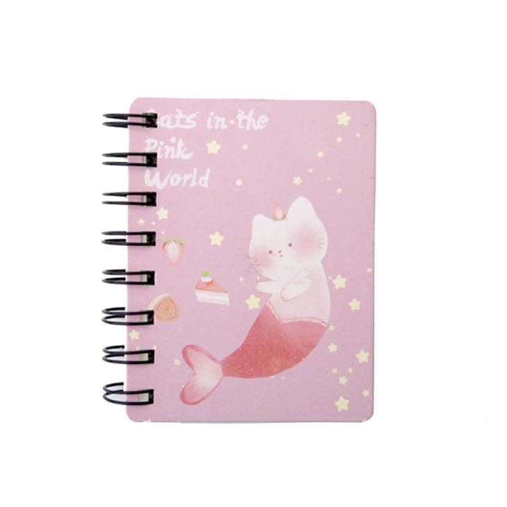 Cuaderno de tapa dura de espiral pequeño