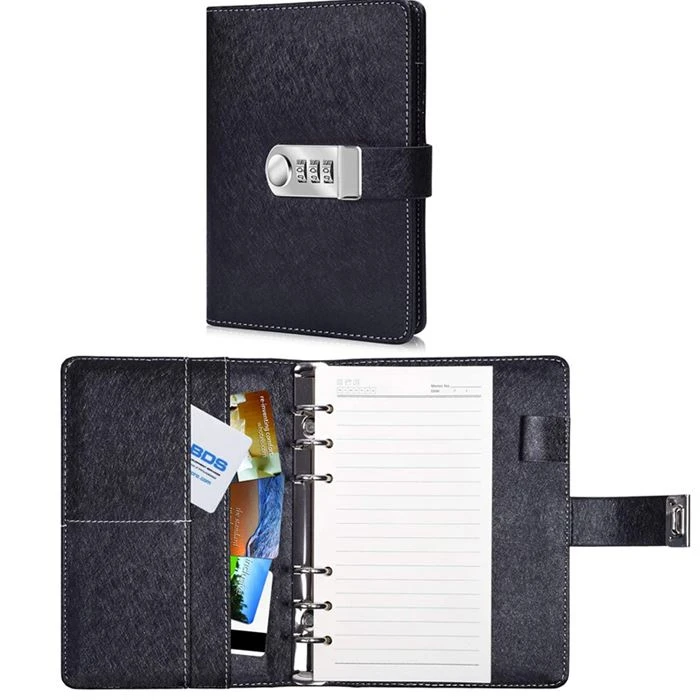 A6 Leather Diary With Lock A6 Leather Diary With Lock