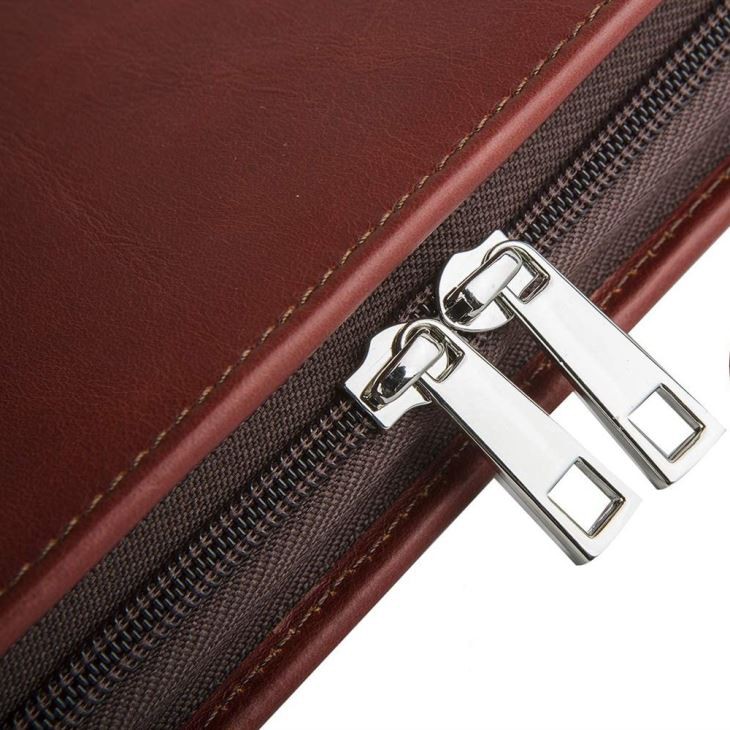 Brown Zippered A4 Compendium Brown Zippered A4 Compendium