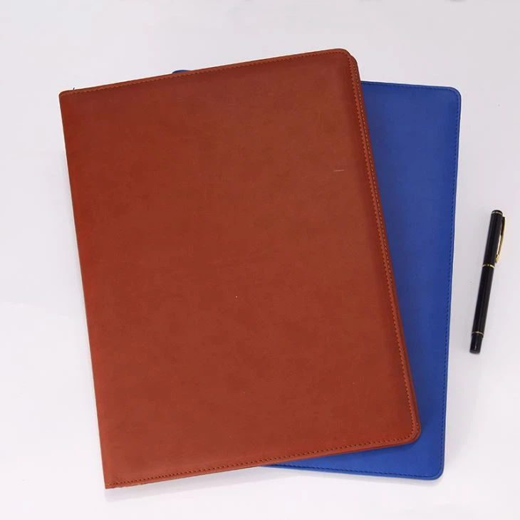 custom leather folders