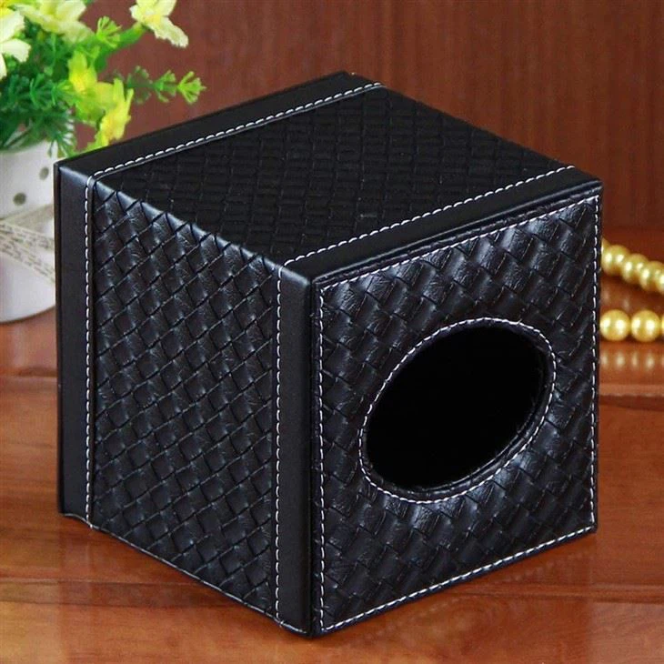 Leather Tissue Paper Holder Leather Tissue Paper Holder