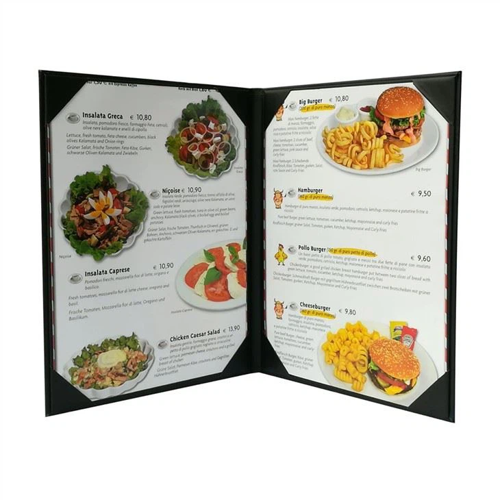PU Leather Menu Cover Holder PU Leather Menu Cover Holder