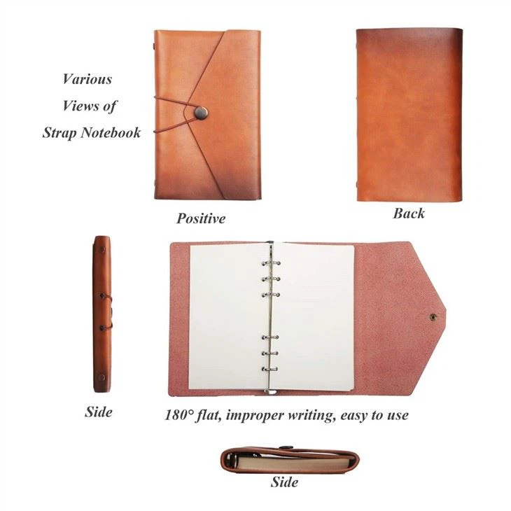 Custom Leather A5 Diary Notebook