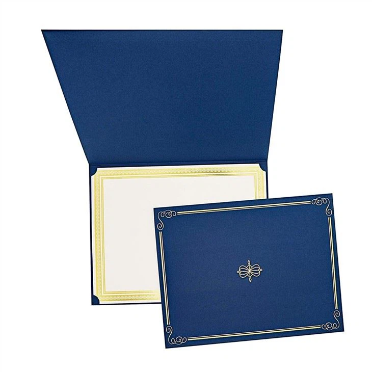 Single Sided Certificate Folder Diploma Holder