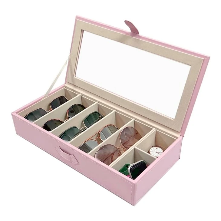 Leather Sunglasses Case Organizer Leather Sunglasses Case Organizer